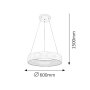 RABALUX Adeline 2510 LED visilica - slika 4