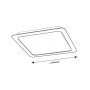 RABALUX Shaun 2683 LED plafonjera - slika 4