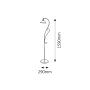 RABALUX Elisett 2758 podna lampa - slika 3