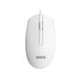 MARVO MIŠ USB MS003WH OFFICE BELI - slika 1