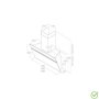 ELICA Aspirator STRIPE BL A/60 - slika 2