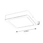 RABALUX Shaun 3175 LED plafonjera - slika 4