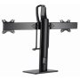 GEMBIRD Podesivi stoni drzac za dva monitora tilt, 17-27 max.2x6kg, MS-D2-01 - slika 3