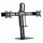GEMBIRD Podesivi stoni drzac za dva monitora tilt, 17-27 max.2x6kg, MS-D2-01 - slika 1