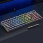 AULA Tastatura LCD Wireless, mehanička F98PRO - slika 2