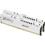 KINGSTON DIMM DDR5 32GB 2x16GB kit 6800MT/s KF568C34BWEK2-32 FURY Beast White EXPO - slika 1