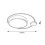 RABALUX Saphira 3530 LED plafonjera - slika 3