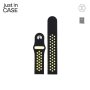 JUST IN CASE 2u1 Narukvica za pametni sat, 22mm SILIKON + crna TEKSTIL - slika 2