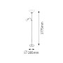 RABALUX Diana 4068 podna lampa - slika 3
