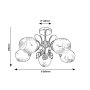 RABALUX Fauna 5099 luster - slika 4