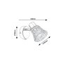 RABALUX Hestia 5299 zidna lampa - slika 4