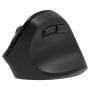 YENKEE Bežični miš vertikalni ergonomski YMS 5060R 2400dpi Dual mode 2.4/BT Crni - slika 2