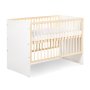 KLUPS Krevetac za bebe WILLY 120x60 BELI - slika 3