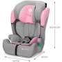 KINDERKRAFT Dečije auto sedište COMFORT UP 2 76-150 PINK - slika 5