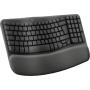 LOGITECH Wave Bluetooth ergonomska tastatura- GRAPHITE - US INT'L - slika 2