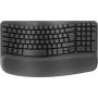 LOGITECH Wave Bluetooth ergonomska tastatura- GRAPHITE - US INT'L - slika 1