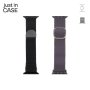 JUST IN CASE 2u1 Narukvica za pametni sat 38-41mm crna MILANESE + siva TEKSTIL - slika 1