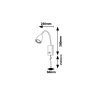 RABALUX Mika 6720 zidna lampa - slika 3
