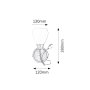 RABALUX Susan 7041 zidna lampa - slika 5