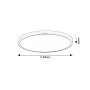 RABALUX Paulos 71072 LED plafonjera - slika 5
