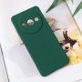 TERACELL Maska Soft Velvet za Xiaomi Redmi A3 Tamno zelena - slika 1