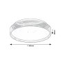 RABALUX Leana2 71144 LED plafonjera - slika 4