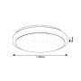 RABALUX Trevor2 71183 LED plafonjera - slika 5