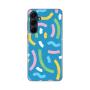 TERACELL Maska za Samsung A556B Galaxy A55 5G Happy Lines blue - slika 1