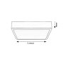 RABALUX Lauri 71245 LED plafonjera - slika 3