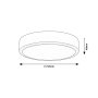 RABALUX Lauri 71246 LED plafonjera - slika 3