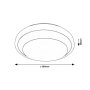 RABALUX Barbora 71273 LED plafonjera - slika 4