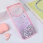TERACELL Maska Frame Glitter za Xiaomi Redmi A3 Roze - slika 1