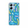 TERACELL Maska za Xiaomi Redmi Note 13 4G (EU) Happy Lines blue - slika 1