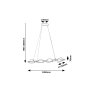 RABALUX Odiss 72218 LED visilica - slika 3