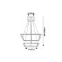 RABALUX Sidona 72243 LED visilica - slika 4