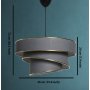 OPVIQ Visilica Couper Anthracite Gold - slika 3