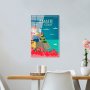 WALLXPERT Dekorativna slika od kaljenog stakla AMALFI COAST (UV 1025) 30 x 45cm - slika 3