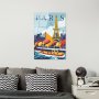 WALLXPERT Dekorativna slika od kaljenog stakla, PARIS (UV 1019) 30 x 45cm - slika 4