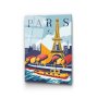 WALLXPERT Dekorativna slika od kaljenog stakla, PARIS (UV 1019) 30 x 45cm - slika 1