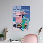 WALLXPERT Dekorativna slika od kaljenog stakla, CALIFORNIA (UV 1013) 30 x 45cm - slika 2