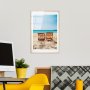 WALLXPERT Dekorativna slika od kaljenog stakla BEACH (UV 1048) 30 x 45 cm - slika 3
