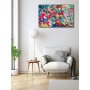 WALLXPERT Dekorativna slika od kaljenog stakla MOZAIK (0439) 72 x 46cm - slika 1