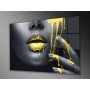 WALLXPERT Dekorativna slika od kaljenog stakla LIPS 2 (0523) 72 x 46cm - slika 4