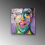 WALLXPERT Dekorativna slika od kaljenog stakla SMILE (UV 845) 50 x 50 cm - slika 5