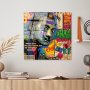 WALLXPERT Dekorativna slika od kaljenog stakla COOL (UV 817) 50 x 50cm - slika 3