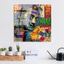 WALLXPERT Dekorativna slika od kaljenog stakla COOL (UV 817) 50 x 50cm - slika 2