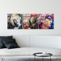 WALLXPERT Dekorativna slika od kaljenog stakla APST (UV 857) 50 x 50cm, 3 dela - slika 3