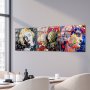 WALLXPERT Dekorativna slika od kaljenog stakla APST (UV 857) 50 x 50cm, 3 dela - slika 1
