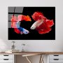 WALLXPERT Dekorativna slika od kaljenog stakla FISHES (UV 167) 70 x 100 cm - slika 2