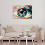 WALLXPERT Dekorativna slika od kaljenog stakla EYE (UV 179) 70 x 100 cm - slika 4